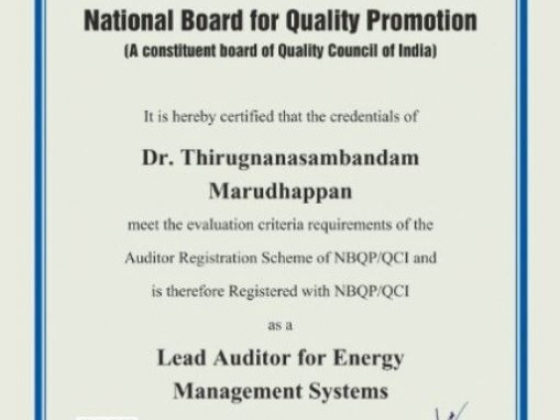 ISO 50001 - 2018 EnMS Consultant